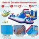 preview thumbnail 2 of 5, Kids Outdoor Inflatable Water Slide Park Bounce House Splash Pool