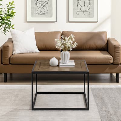Middlebrook Modern Decorative-Top Square Coffee Table