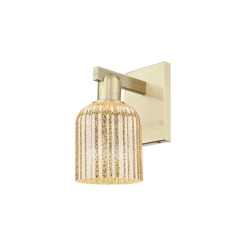 Innovations Lighting 716-1W-11-5 Bridal Veil Sconce Bridal Veil 11" - Antique Brass / Mercury