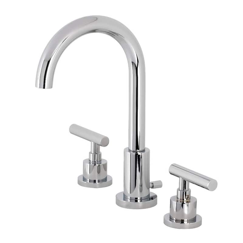 Kingston Brass Manhattan 1.2 GPM Widespread Bathroom Faucet with - Polished Chrome