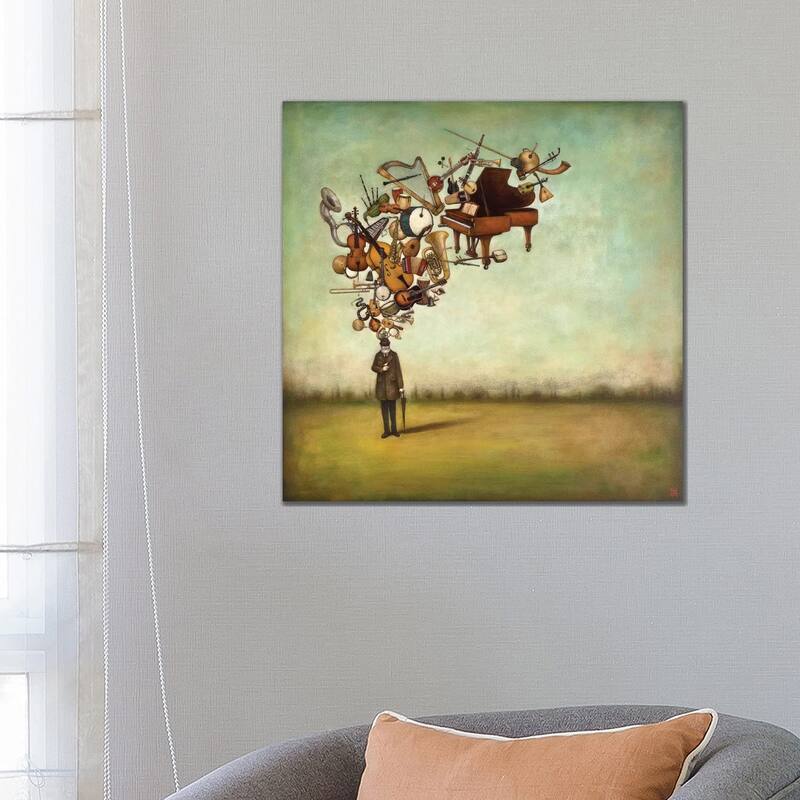 iCanvas "Thanks for the Melodies" by Duy Huynh Canvas Print - 26x26x1.5
