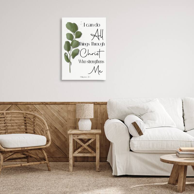 Stupell Proverb & Herb Sprig Canvas Wall Art Design By Amber Clarkson
