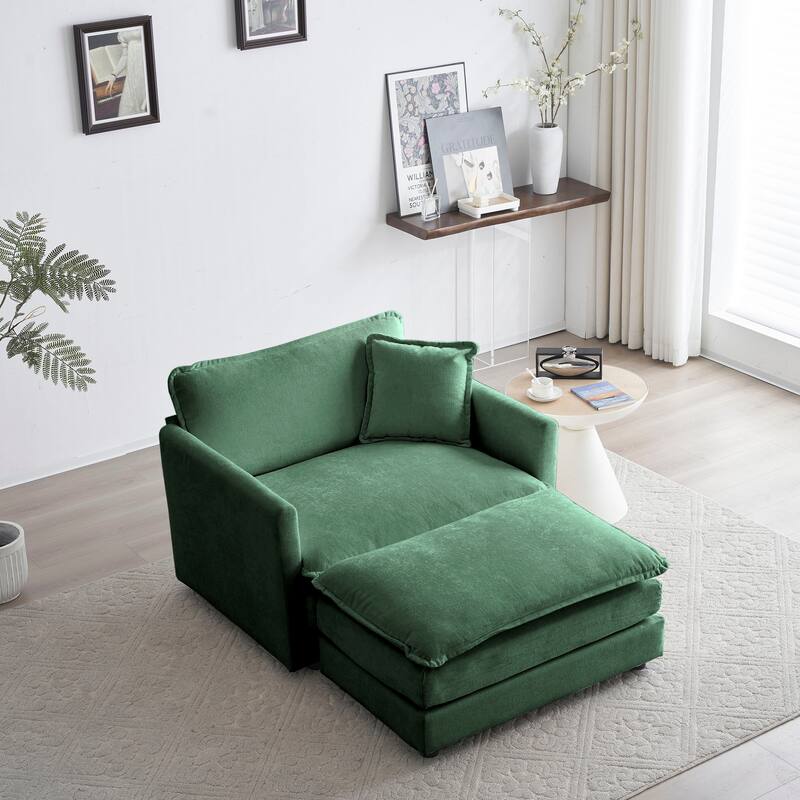 Armchair with an Ottoman