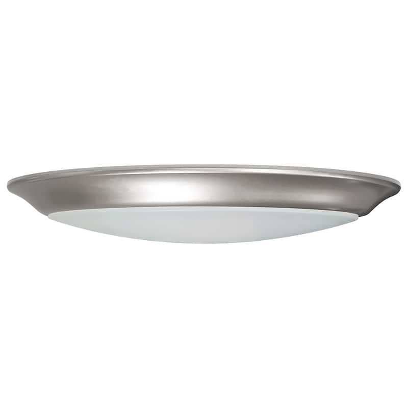 10 inch LED Disk Light 5000K 6 Unit Contractor Pack Brushed Nickel Finish - Brushed Nickel