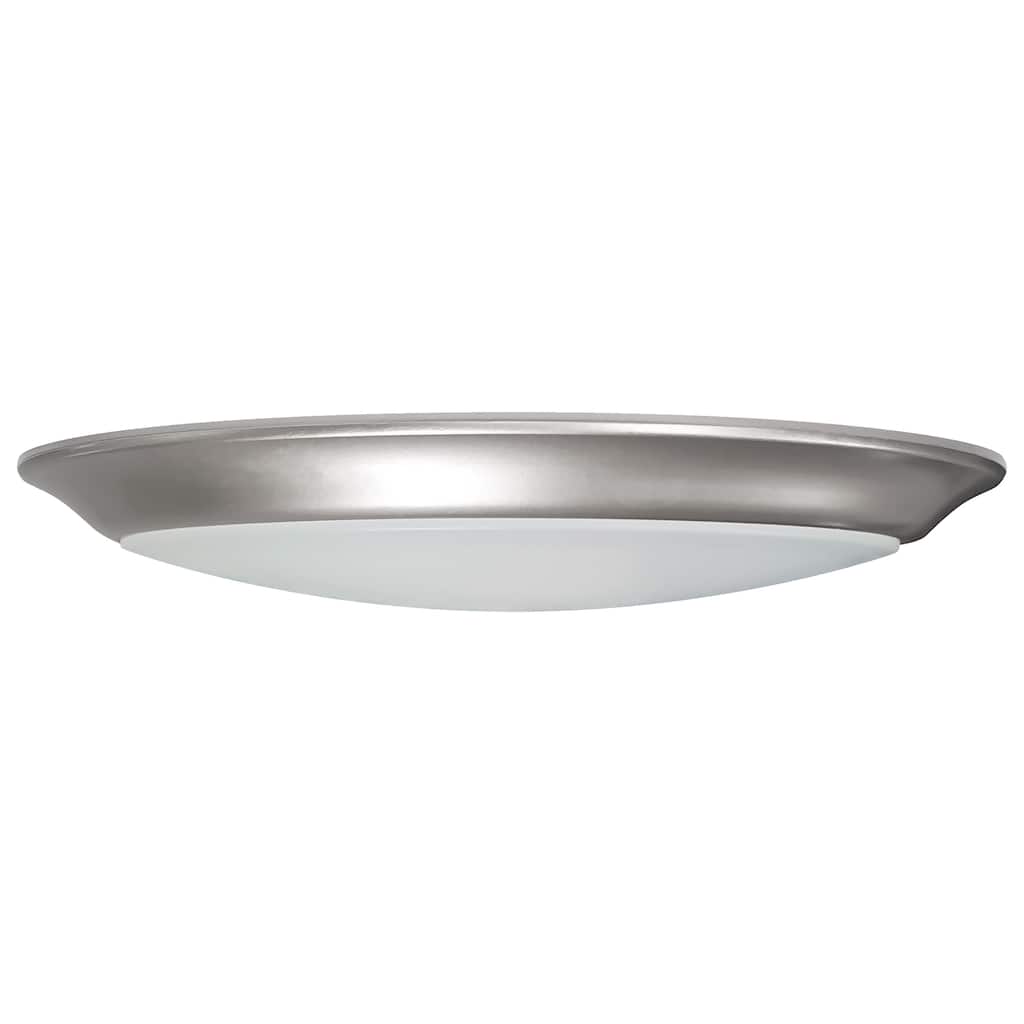 10 inch LED Disk Light 5000K 6 Unit Contractor Pack Brushed Nickel Finish - Brushed Nickel