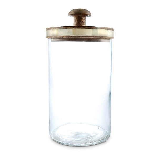 Thirstystone Glass Canister Large Clear - 5.5 x 5.5 x 10