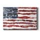 preview thumbnail 1 of 5, Patriotic Collage Flag II Premium Gallery Wrapped Canvas - Ready to Hang 12X18