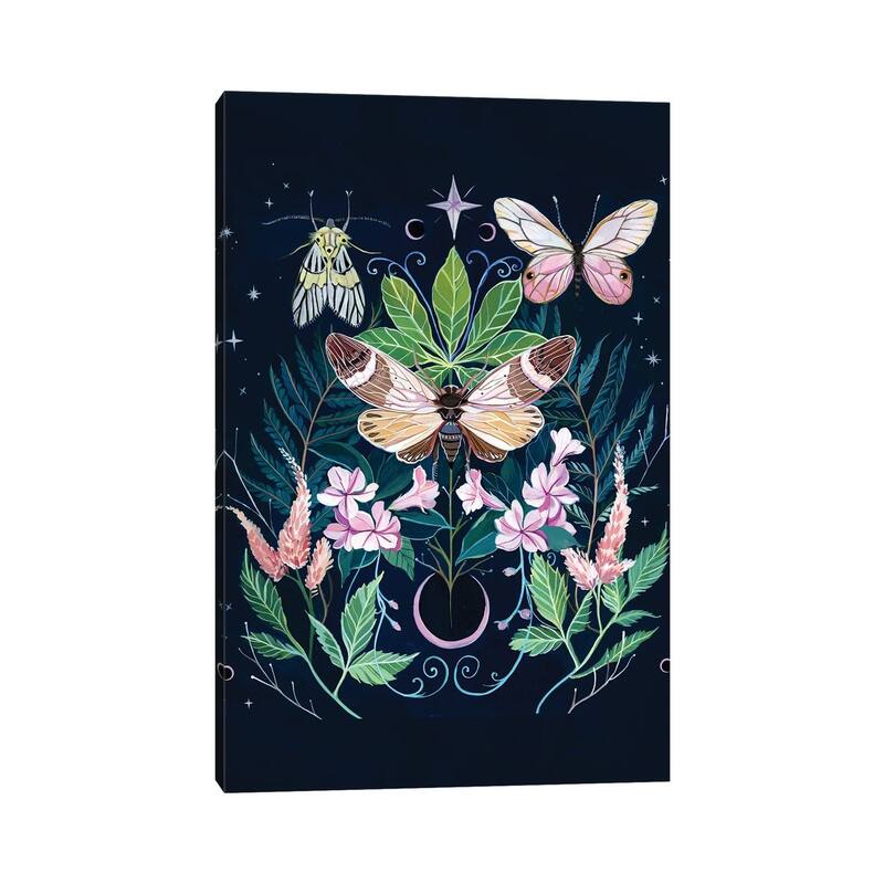 iCanvas "Cicada Moon" by Clara McAllister Canvas Print
