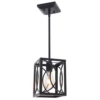 Black Farmhouse Chandelier Pendant Light Fixtures