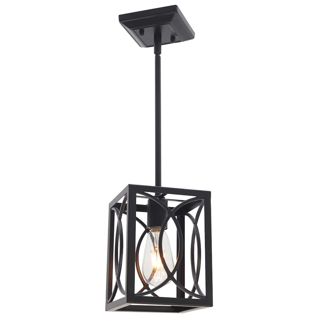 Black Farmhouse Chandelier Pendant Light Fixtures