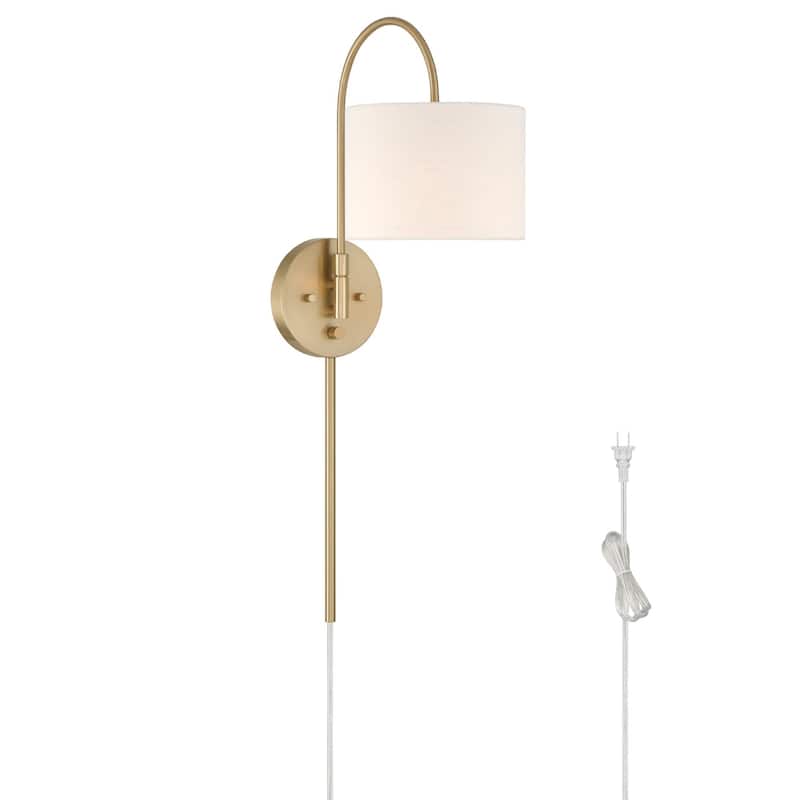 Hunter Horizon 1-Light Wall Sconce - Bedroom, Bathroom, Hallway, Living Room - Transitional