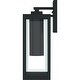 preview thumbnail 3 of 3, Earth Black LED Outdoor Wall Lantern from the Westover Collection