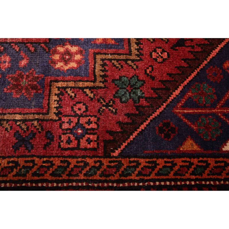 ECARPETGALLERY Hand-knotted Anatolian Vintage Red Wool Rug - 4'1 x 6'6