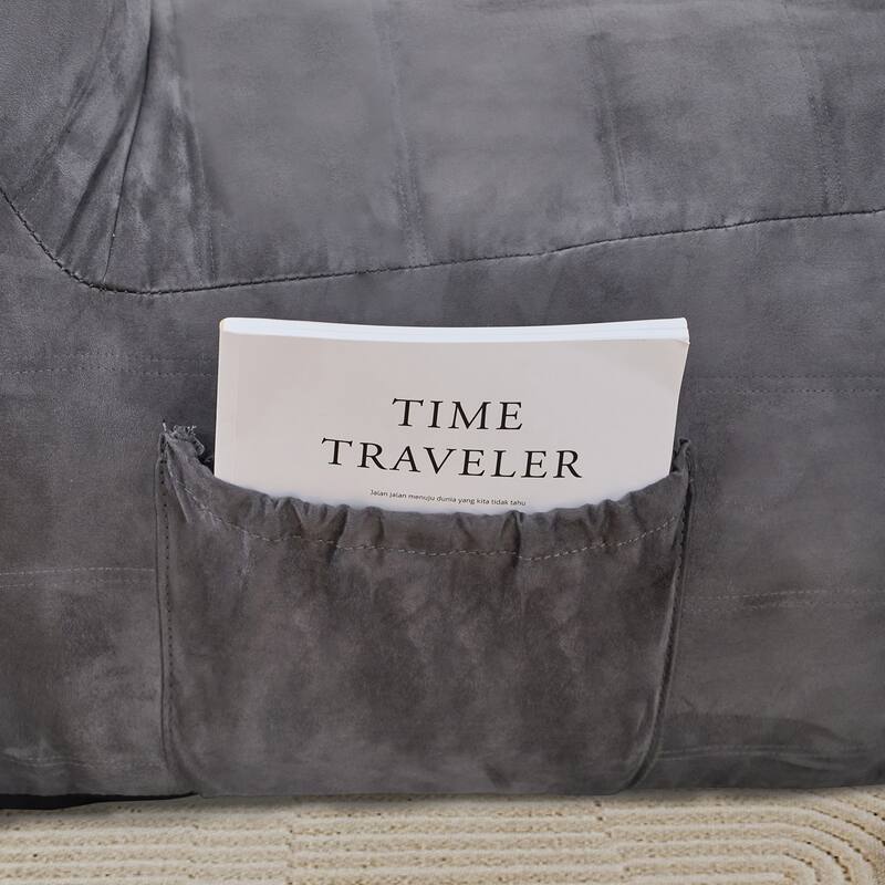 Bean Bag Chair,Lazy Floor Sofa Couch with Pocket