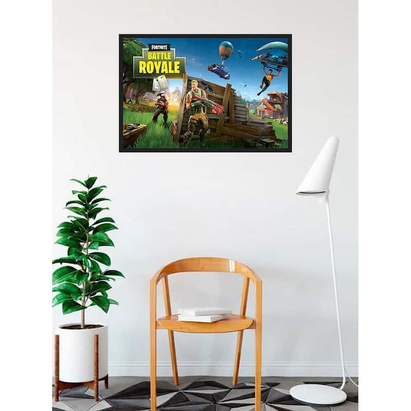 Enhance your surroundings with Fornite Battle Royal Framed Poster - 24 x 36 Inch