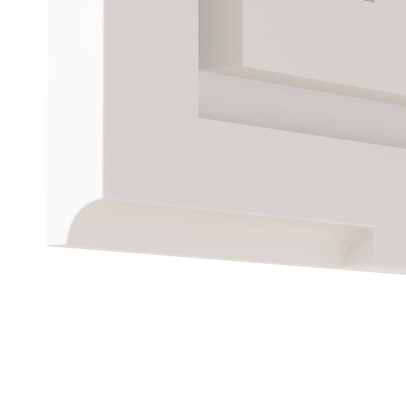 White MDF LED Bathroom Wall Cabinet with Mirror, Shelves and USB Ports - 19.7” x 6.3” x 27.6”