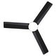 preview thumbnail 10 of 14, 42 Inch Outdoor Ceiling Fan with Light, Dimmable LED, Reversible DC Motor, 6-Speed Remote Control, Matte Black Patio Fan