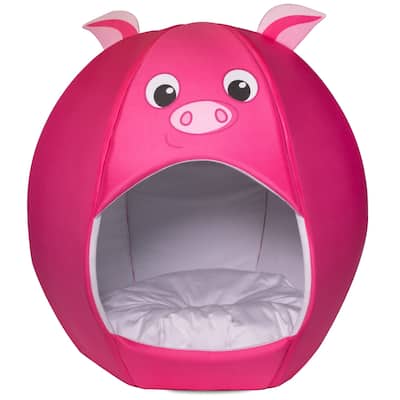 Maccabi Art: Pet Friends Piggy Igloo Animal Bed, Small