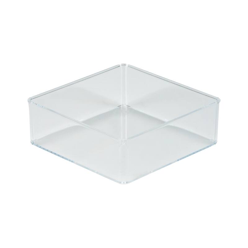 Simplify Large Square Drawer Organizer in Clear - 6" x 6" x 2"