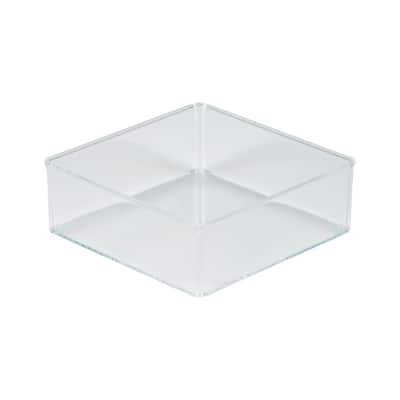 Simplify Large Square Drawer Organizer in Clear - 6" x 6" x 2"