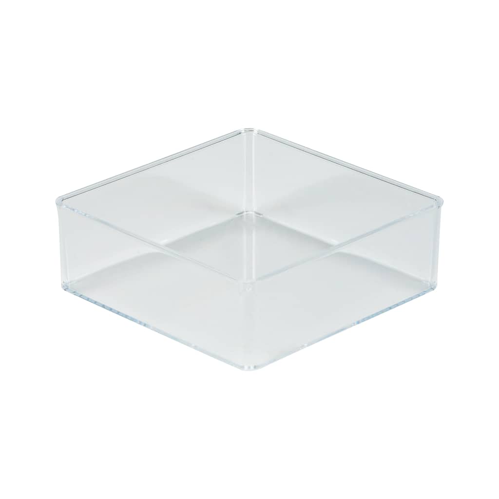 Simplify Large Square Drawer Organizer in Clear - 6" x 6" x 2"
