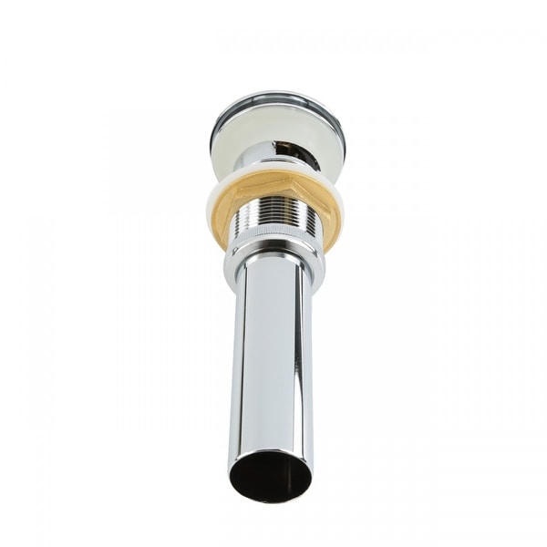 Chrome Pop-up Sink Drain with Overflow Quality Brass