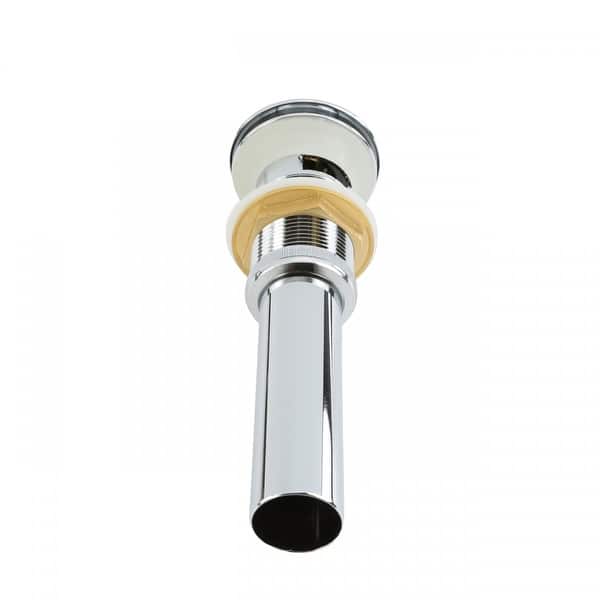 AntiClogg Pop up Sink Drain With Overflow Chrome Finish For Sinks with