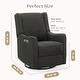 preview thumbnail 9 of 8, Mercer Electronic Power Recliner and Swivel Glider with USB and Type-C Ports in LiveSmart Performance Fabric