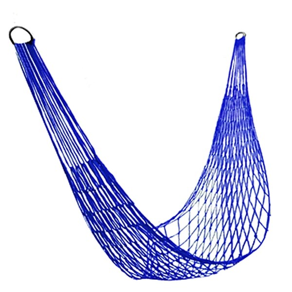 New Breeze Outdoors Sleeping Hang Net Bed Hammock Blue