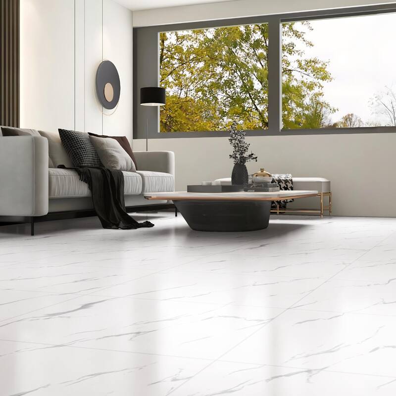 Art3d 12pcs 24"x12" Click-lock Marble Design Flooring Cover 24 Sq.Ft.