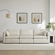 preview thumbnail 166 of 179, Mia Oversized Modular Sectional Fabric Sofa