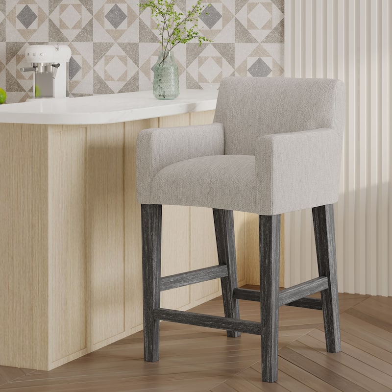 Upholstered 26 inch Counter Stool,23"D x 24"W x 39.5"H