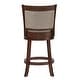 preview thumbnail 26 of 56, Verona Panel Back Swivel Counter Height Stool by iNSPIRE Q Classic
