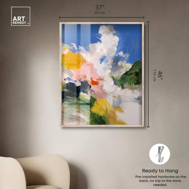 Clouds and Color II Shadowbox by Art Remedy
