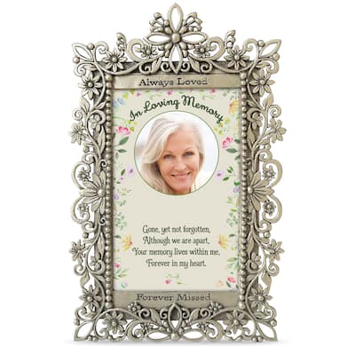 Always Loved Memorial Silver-Toned Picture Frame with Gift Box