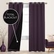 preview thumbnail 85 of 91, Deconovo 100 Percent Blackout with Liner Grommet Curtain (2 Panel) W52 x L108 - Royal Purple