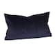 Mixology Padma Washable Polyester Throw Pillow - 21 x 12 - Navy