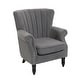 preview thumbnail 14 of 15, Modern Living Room Accent Chair Upholstered Club Chair With Wood Legs