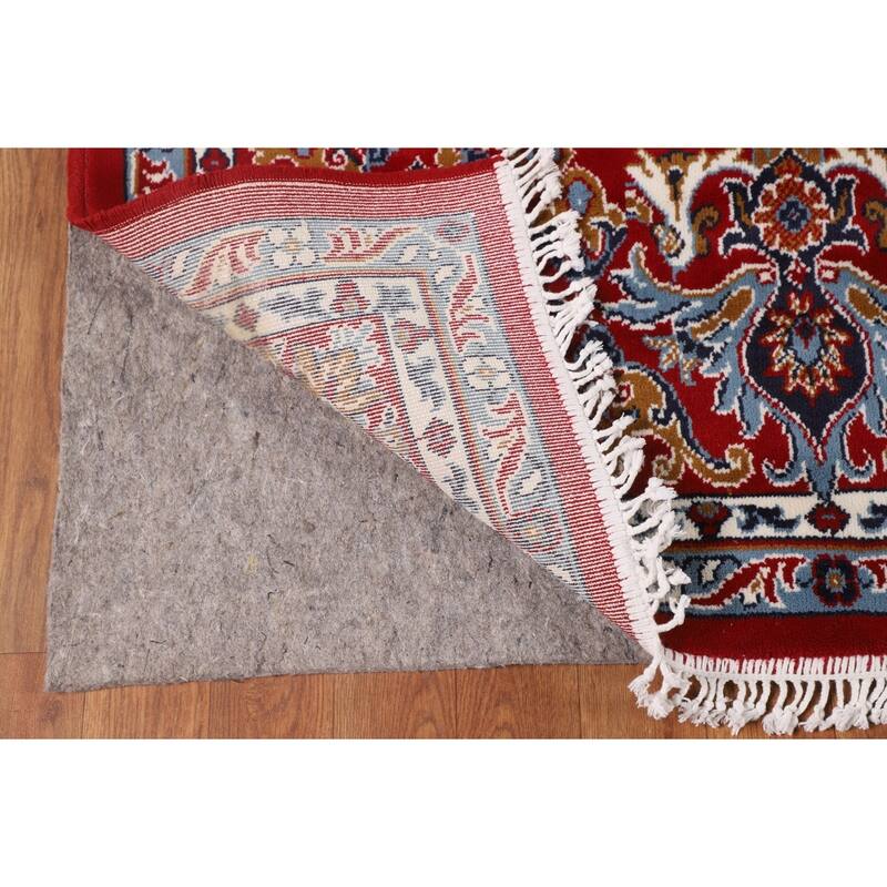 Medallion Red Tabriz Turkish Area Rug Living Room Machine Made Carpet - 9'8" x 12'11"