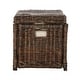 preview thumbnail 7 of 12, happimess Elijah 30" Wicker Storage Trunk, Brown - Butterscotch