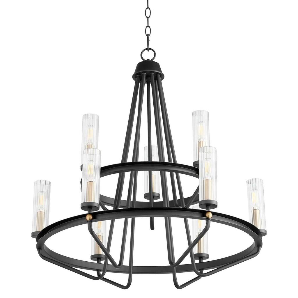 Quorum International 629-980 Empire 9 Light 28" Wide Ring Chandelier