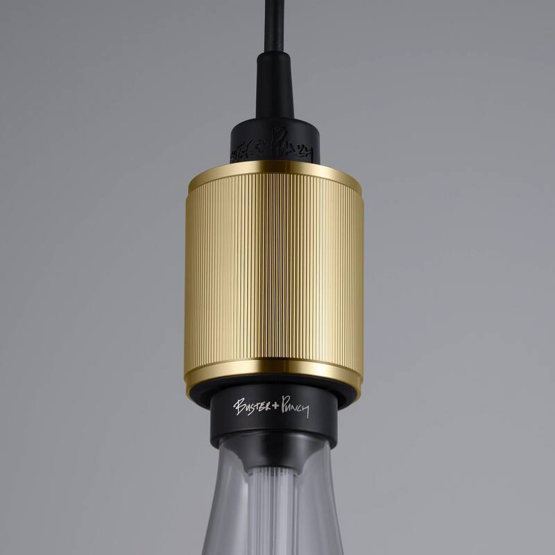 Buster + Punch NHM-052911 Heavy Metal 2" Wide Mini Pendant with Linear