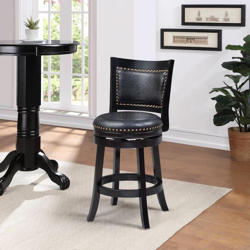 Bristol Swivel Counter Stool - Black