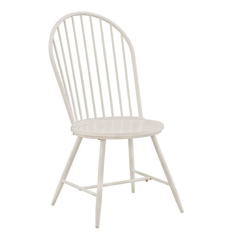 Truman Hoop High Back Windsor Metal Side Chair with Wood Seat (Set of 2) by iNSPIRE Q Modern