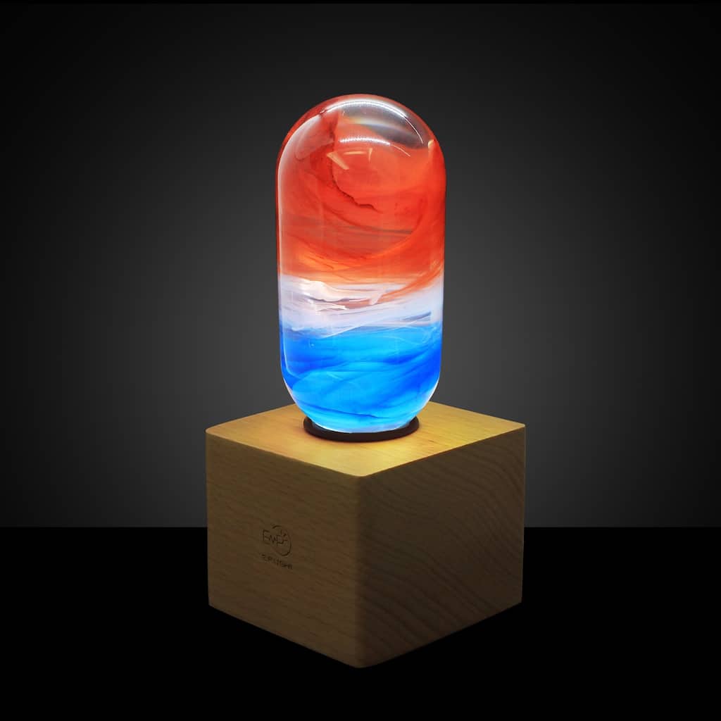 EP Light 6.3" Wood Table Lamp Mood Lamp - Sunrise