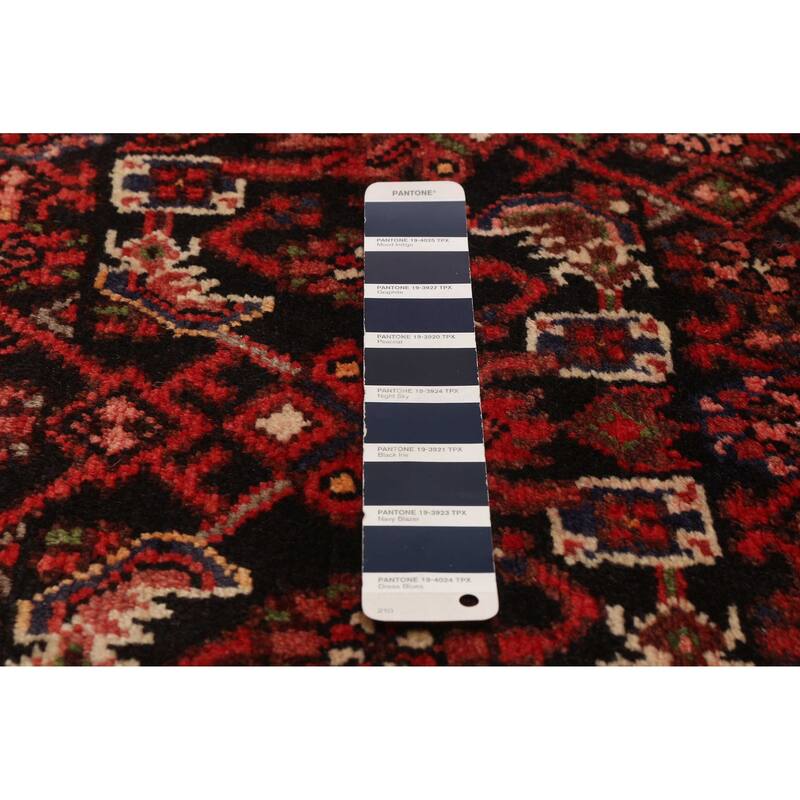 ECARPETGALLERY Hand-knotted Andelz Red Wool Rug - 3'7 x 14'4