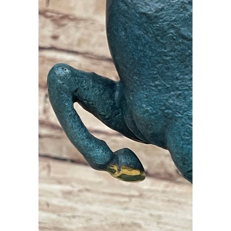Abstract Modern Artwork Tang Horse Bronze Sculpture Marble Base Figurine Figure