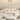 47''16-Light Gold Linear Frosted Glass Molecular Chandelier with Dimming Function - 47''-16 Lights