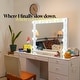 preview thumbnail 22 of 26, Boahaus Elara Extra-Large Vanity Desk with 11 Drawers – Smart LED Mirror & Speakers, Hollywood Lights, or Standard Mirror