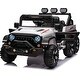 preview thumbnail 18 of 28, 24V Electric Ride on Truck for Kids,Wide Seater Battery Powered Truck with Remote Control, Music,LED Cool Lighting,4WD